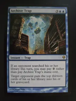 Archive Trap LP Zendikar MTG FREE SHIPPING - Image 1
