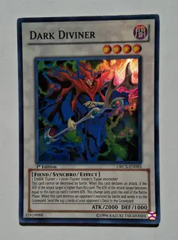 YuGiOh - Dark Diviner - ORCS-EN095 1st Edition - Super Rare Holo - LP - Image 1