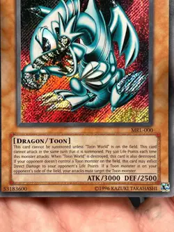 Blue-Eyes Toon Dragon MRL-000 Magic Ruler Unlimited LP - Image 4