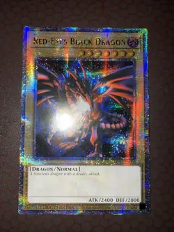 Yu-Gi-Oh! Red-Eyes White Dragon -LC01- Quarter Century Secret Rare - 1st NM! - Image 2