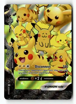 Pokemon Card Pikachu V-Union - Holo LP SWSH: Sword & Shield Promo Cards SWSH141 - Image 1