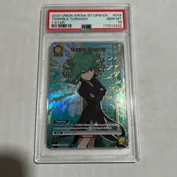 Union Arena UE06BT/OPM-1-014 Terrible Tornado (R*) ALT ART One Punch Man PSA 10 - Image 1