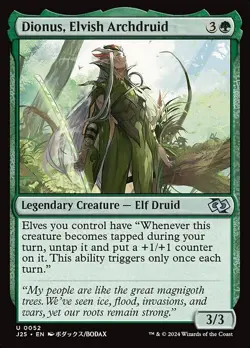 Dionus, Elvish Archdruid x1 1x Foundations Jumpstart J25 NM MTG - Image 1