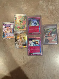 Pokemon Card Trainer Lot Of 6 Full Art, Tulip, Seven , Professor Sada, Gardenias - Image 1