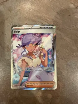 Pokemon Card Trainer Lot Of 6 Full Art, Tulip, Seven , Professor Sada, Gardenias - Image 4