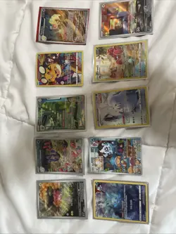 Pokemon V Card Lot (10 Cards) – Gengar, Glaceon, Full Art Trainer – NM - Image 1