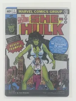 Jennifer Walters (Borderless) (0388) Marvel Super Heroes Foil - Image 2
