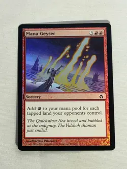 MTG FOIL Mana Geyser Fifth Dawn Magic the Gathering - Image 1