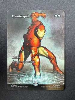 Counterspell BORDERLESS - Marvel Super Heroes (MTG) - Image 1