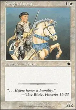 Knight Errant ~ Moderately Played Starter 1999 MTG Magic UltimateMTG White Card - Image 1