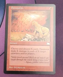 Firestorm Weatherlight EN 1997 mtg magic the gathering - Image 1