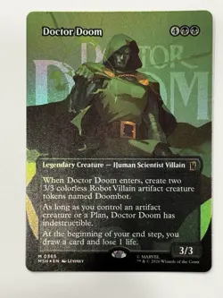 Doctor Doom (Borderless) (0365) Marvel Super Heroes Foil - Image 1