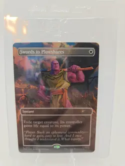 THANOS MtG PSA Promo Swords to Plowshares Marvel With Magazine - Image 1