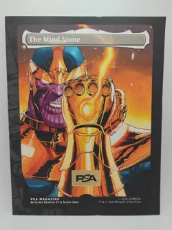 THANOS MtG PSA Promo Swords to Plowshares Marvel With Magazine - Image 3