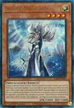 Yugioh! Silent Magician - RA02-EN012 - Prismatic Ultimate Rare - 1st Edition Nea - Image 1