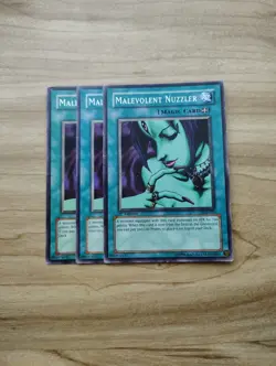 Yu-Gi-Oh! - Malevolent Nuzzler 3X - Full Playset - Image 1