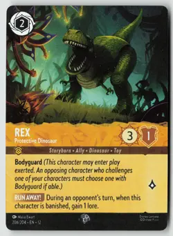 Disney Lorcana Rex 206/204 Wilds Unknown Epic NM - Image 1