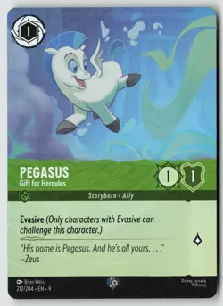 Disney Lorcana Pegasus 212/204 Fabled Epic NM - Image 1