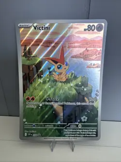 Victini 208 Jumbo Holo Black Star Promo Card. English - Image 1