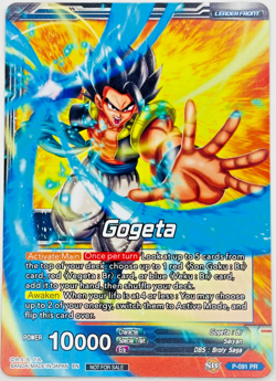 SS Gogeta the Unstoppable P-091 Promo Foil Dragon Ball Super Card Game | LP - Image 2
