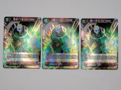 Bewitching God Vados Foil x3 Rare DBS TCG Playset Holo Cards Dragon Ball Super - Image 1
