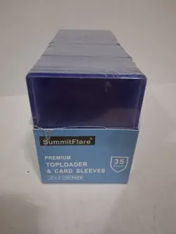 SummitFlare 200 Card Sleeves Top Loaders for 100 + 100 Sleeves, 3x4 " NEW!!!! - Image 1