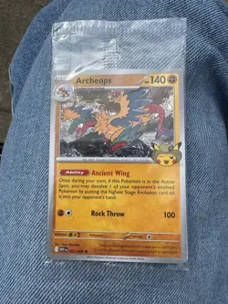 Pokemon Archeops Chicago Field Museum Fossil Exhibit Promo Card NEW SEALED 🚚✅ - Image 4