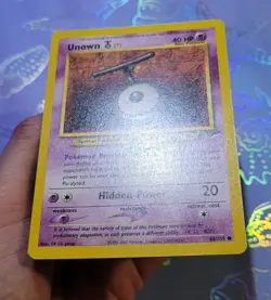 Unown [T] 88/105 Neo Destiny Pokemon Card NM - Image 4