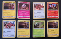Pokemon Detective Pikachu Holo Lot Of 8 Cards 2019 - Image 1