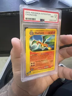 Pokemon Charizard Expedition Non-Holo Rare 39/166 PSA 8 NM-MT Card RARE TCG - Image 2