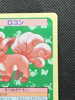 Pokemon Card Japanese Vulpix 037 Top sun Topsun 1995 Blue Back - Image 3