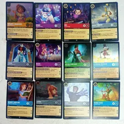 Disney Lorcana Super Rare Bundle X 40 Cards Into The Inklands Ursulas Return Set - Image 3