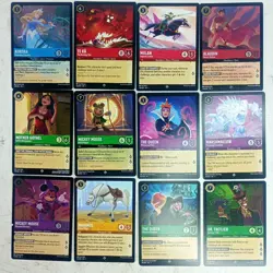 Disney Lorcana Super Rare Bundle X 40 Cards Into The Inklands Ursulas Return Set - Image 4