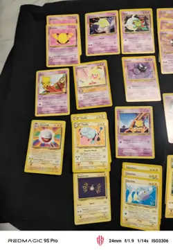 Vintage Pokemon Psyhic And Electric Lot 30 Cards Commons - Image 2