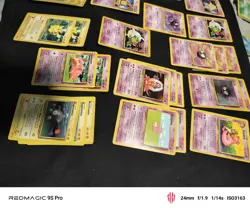 Vintage Pokemon Psyhic And Electric Lot 30 Cards Commons - Image 4