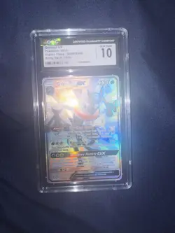 Greninja GX SV56/SV94 Hidden Fates Shiny Vault CGC 10 Holo Rare Pokemon Card - Image 1