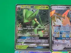 Pokemon Full Art GX'S Lot Of 4 Cards Snorlax, Alolan Ninetales, Sceptile + NM-M - Image 3