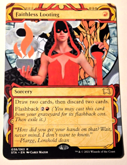 1x Faithless Looting Strixhaven Mystical Archive Non-Foil NM/M MTG *BONUS* - Image 2