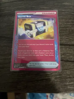 2024 Pokemon TCG Holo Ultra Rare Secret Box Trainer Card 163/167 - Image 1