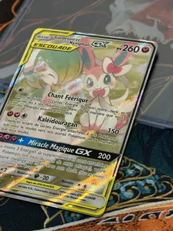 Gardevoir & Sylveon GX 205/214 Full Art Tag Team — French Pokemon Card LP - Image 3