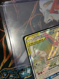Gardevoir & Sylveon GX 205/214 Full Art Tag Team — French Pokemon Card LP - Image 5