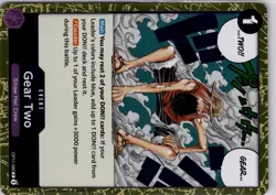 One Piece OP11-080 Gear Two Rare Foil One Piece Trading Card TCG - Image 5