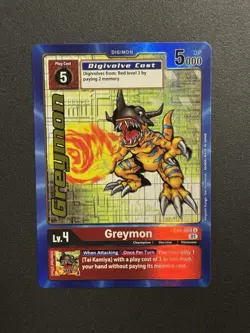 Greymon (Alternate Art) EX1-004 C Classic - Digimon Card Game - Image 1