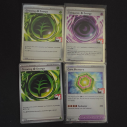 Prize Pack Series 9 Four Card Lot 3 Cosmos Holos 1 Non Holo - Image 1