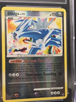 CGC 8.5 MINT Dialga 2009 Platinum 5/127 Reverse Holo Pokemon Card - Image 4