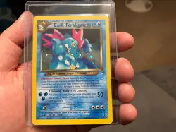 Pokemon Dark Feraligatr #5/105 Neo Destiny Holo Card 2002 Vintage Rare Retro - Image 1