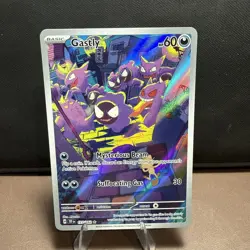 Gastly Illustration Rare Temporal Forces 177/162 Pokemon TCG Holo Card - Image 1