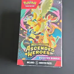 Pokemon TCG Mega Evolution Ascended Heroes Booster Bundle - 6 Packs (60 Cards) - Image 1