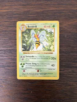BEEDRILL - 17/102 - Base Set - Pokemon Card - HP - Image 1