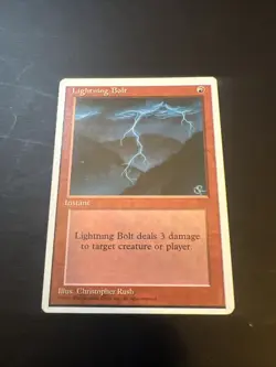 Lightning Bolt MTG Core Set 4th Edition Regular - Image 1